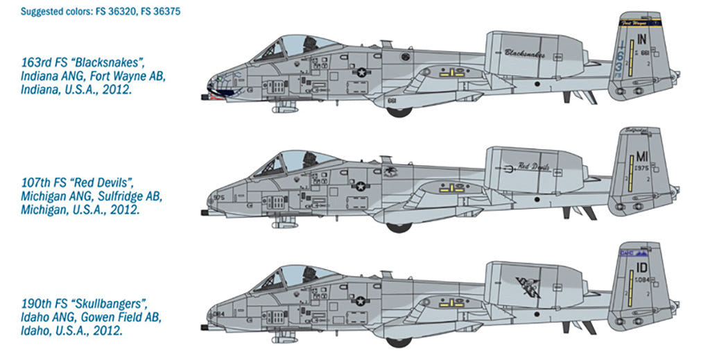 Italeri 1:48 A-10C "Blacksnakes" - 2725