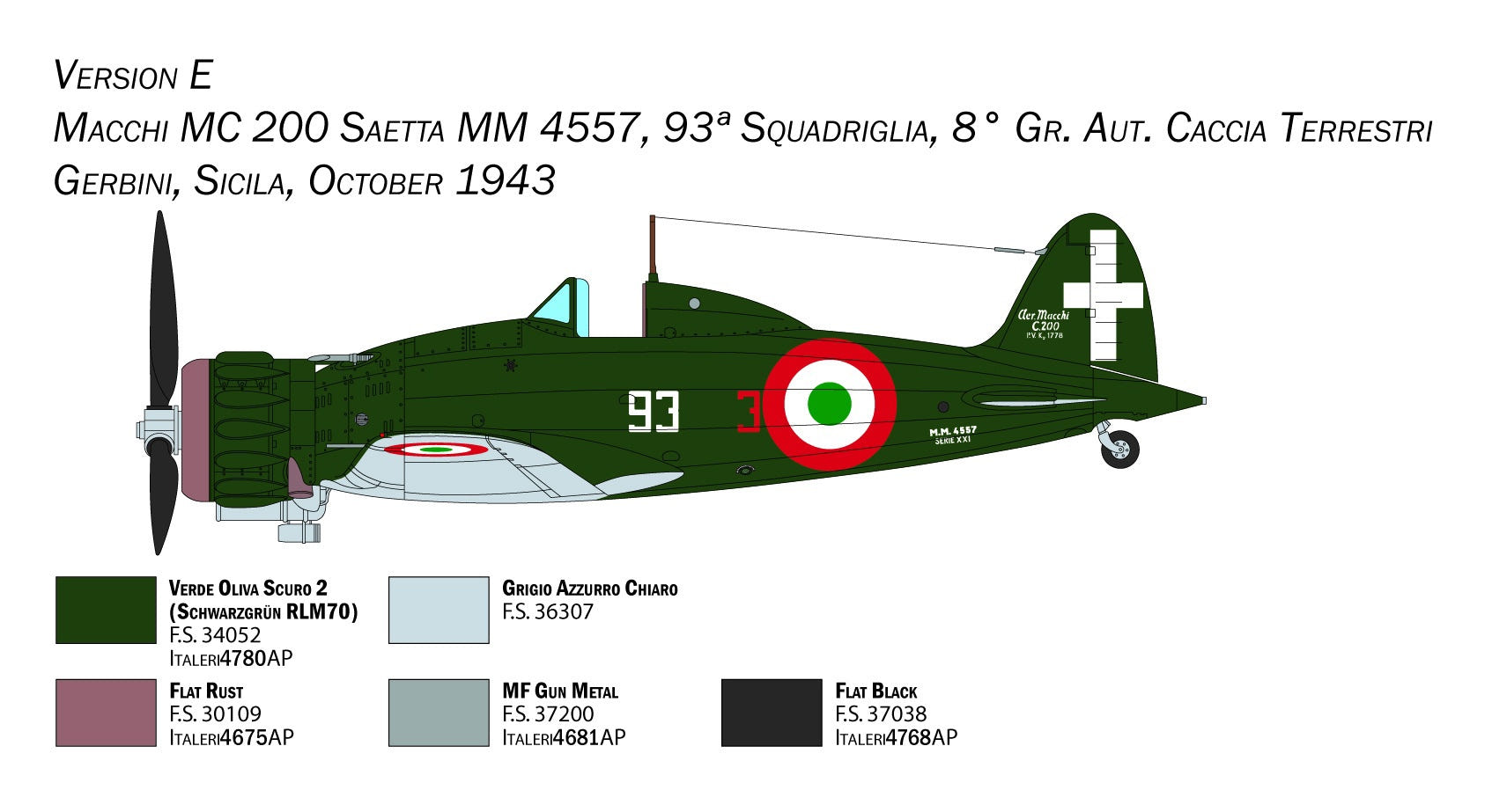 Italeri 1:48 MC.200 Saetta Serie XXI-XXIII - 2767