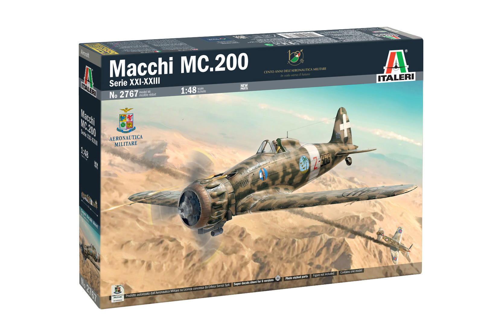 Italeri 1:48 MC.200 Saetta Serie XXI-XXIII - 2767