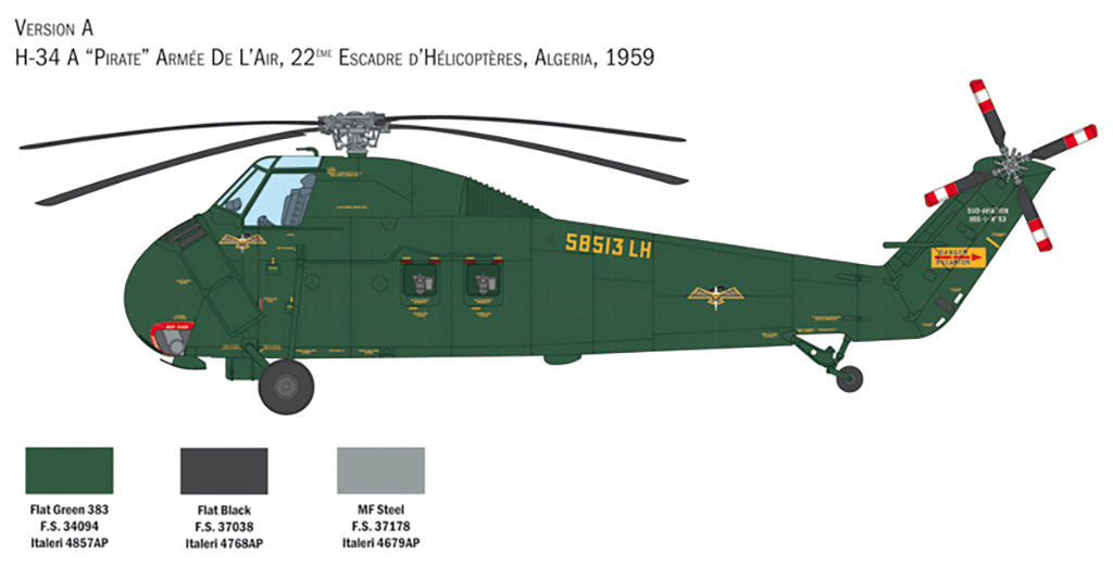 Italeri 1:48 HUS-1 Sea Horse / UH-34D - 2776