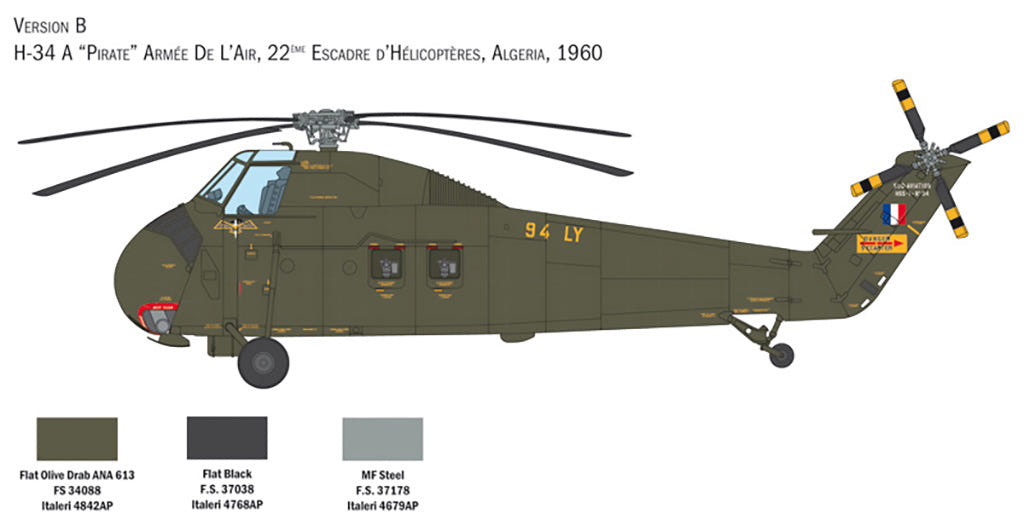 Italeri 1:48 HUS-1 Sea Horse / UH-34D - 2776