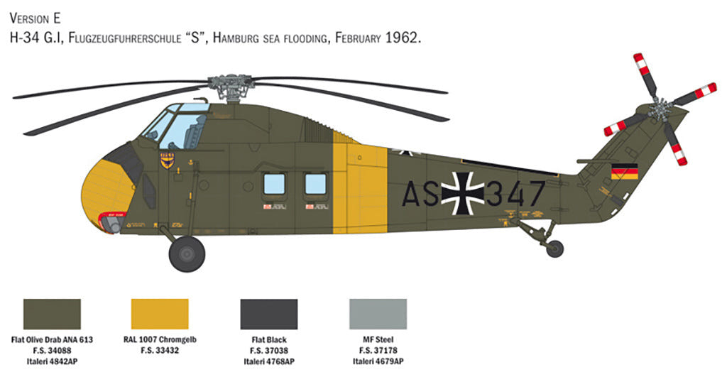 Italeri 1:48 HUS-1 Sea Horse / UH-34D - 2776