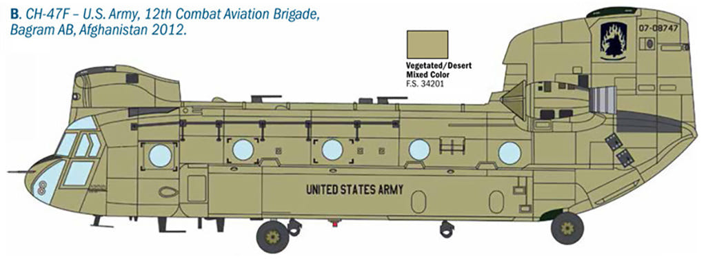 Italeri 1:48 Chinook HC.2 / CH-47F - 2779