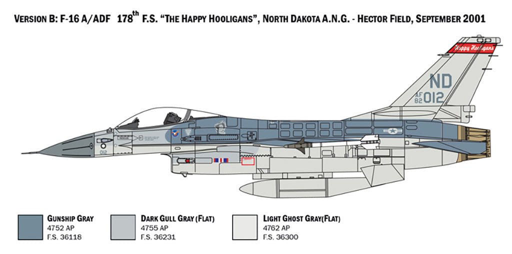Italeri 1:48 F-16A Fighting Falcon - 2786