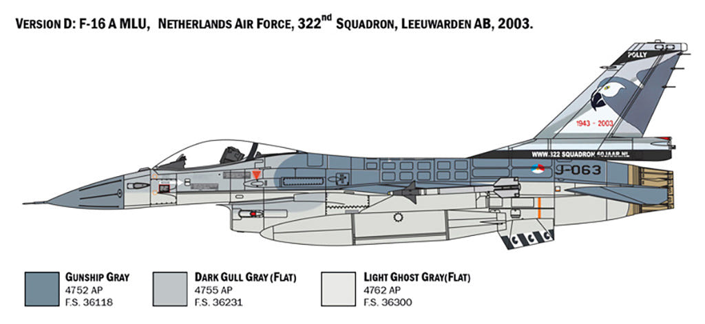 Italeri 1:48 F-16A Fighting Falcon - 2786