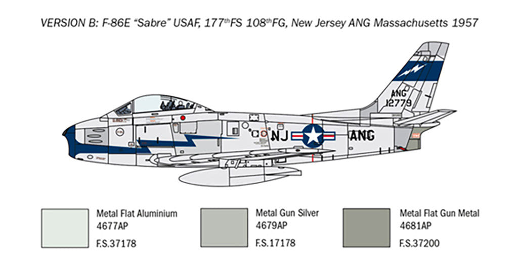 Italeri 1:48 F-86E Sabre - 2799