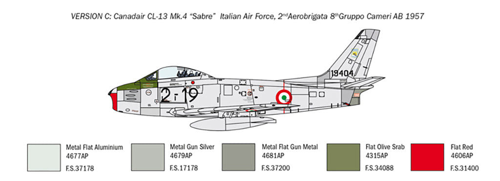 Italeri 1:48 F-86E Sabre - 2799