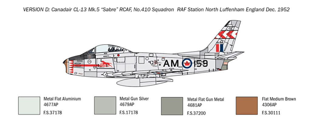 Italeri 1:48 F-86E Sabre - 2799