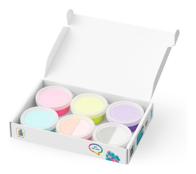 HEY CLAY Rainbow Unicorns (6 Cans) - Loaded Dice