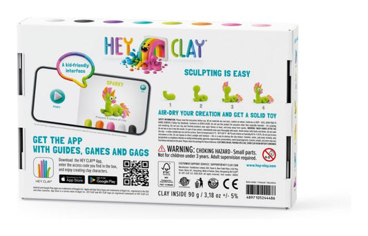 HEY CLAY Rainbow Unicorns (6 Cans) - Loaded Dice