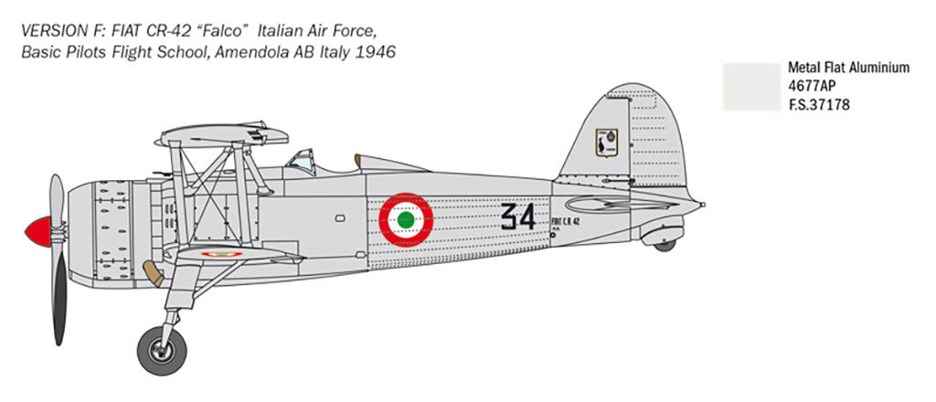 Italeri 1:48 CR 42 Falco Battle of Britain 80th Anniv - 2801