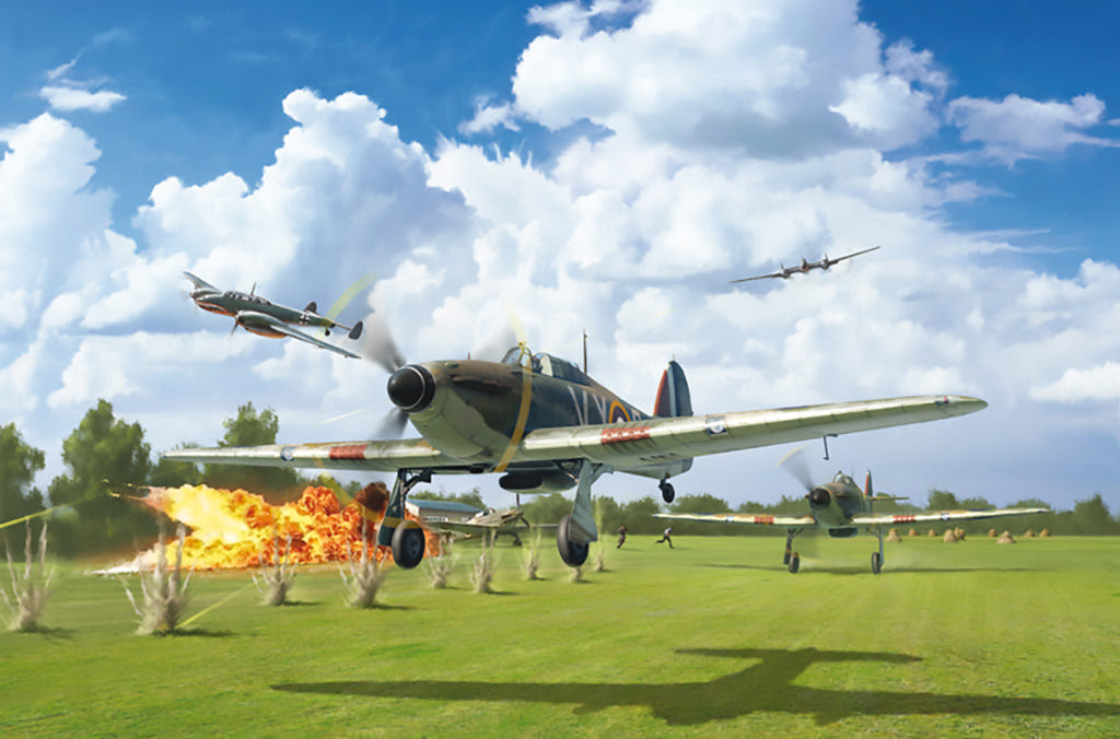Italeri 1:48 RAF Hurricane MK. I Battle of Britain 80th - 2802