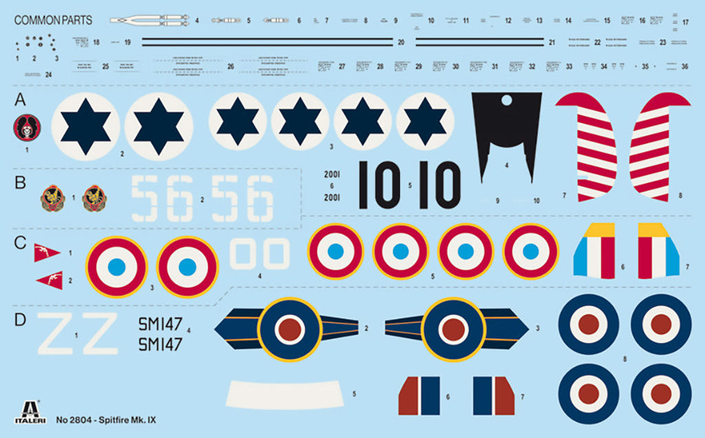 Italeri 1:48 Spitfire MK.IX - 2804