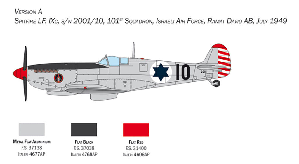 Italeri 1:48 Spitfire MK.IX - 2804