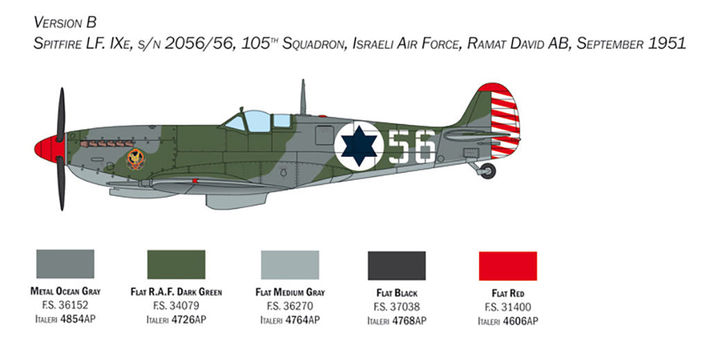 Italeri 1:48 Spitfire MK.IX - 2804