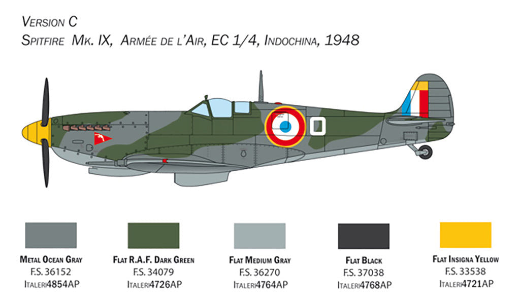 Italeri 1:48 Spitfire MK.IX - 2804