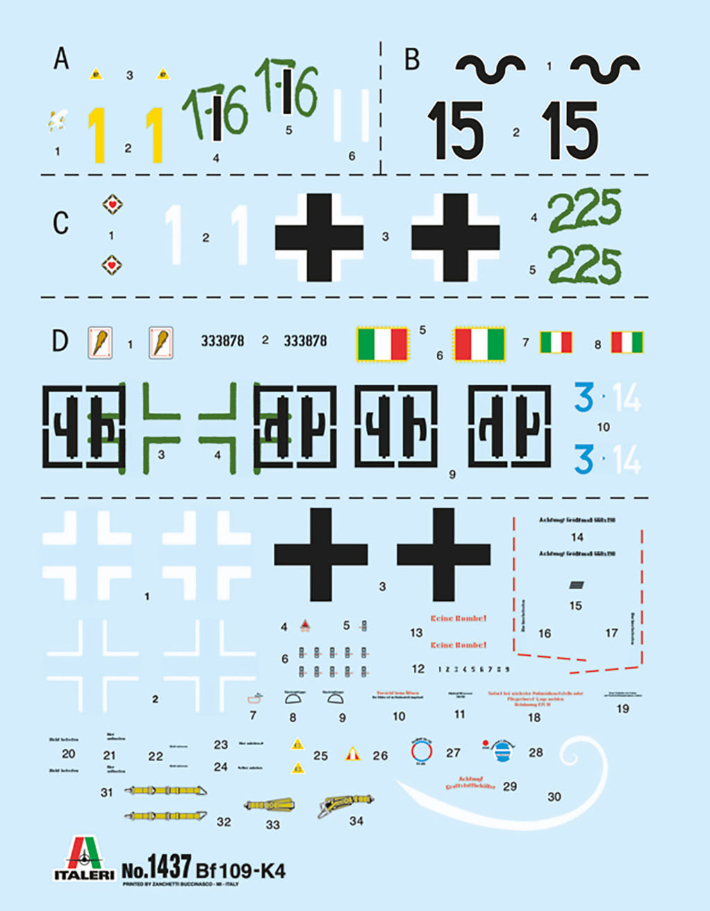 Italeri 1:48 Bf 109 K-4 - 2805