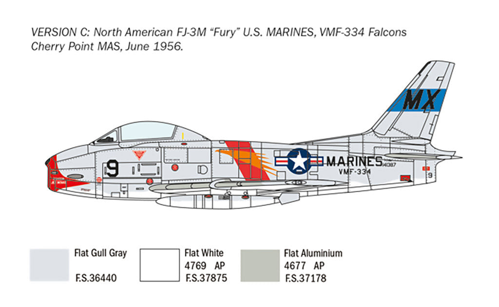 Italeri 1:48 North American FJ-2/3 Fury - 2811