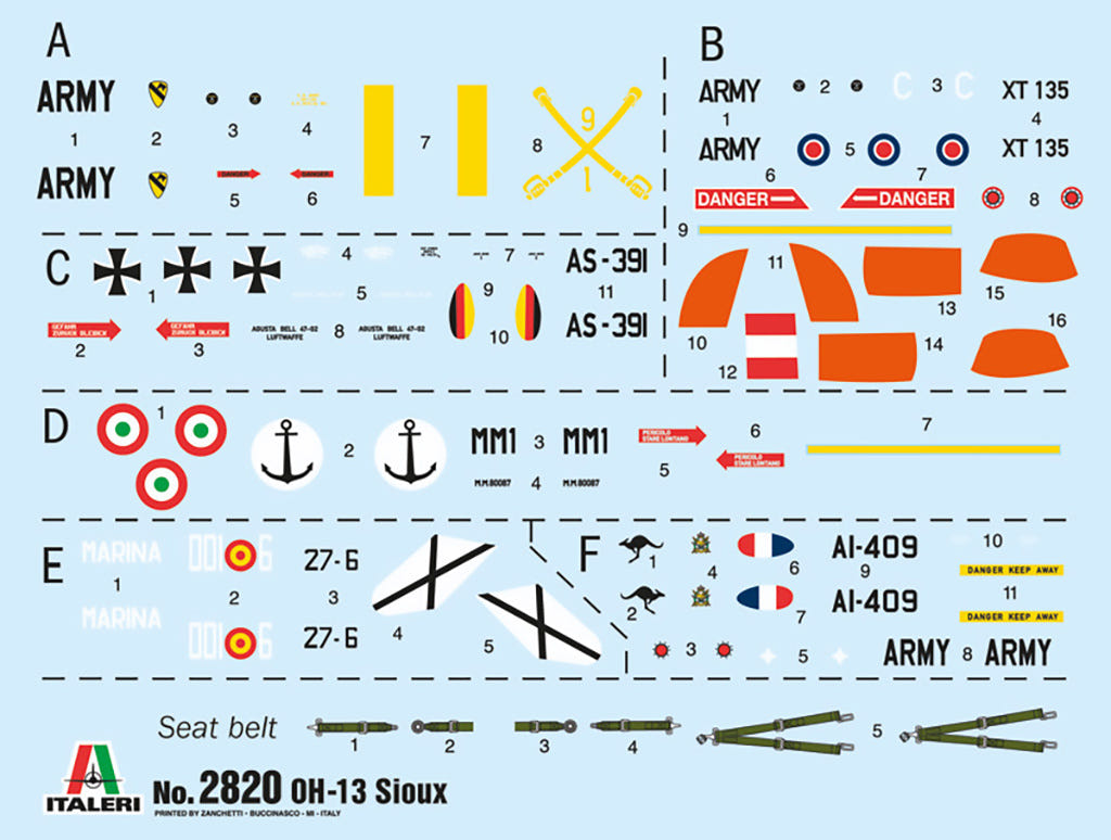 Italeri 1:48 OH-13 Sioux Corean War - 2820