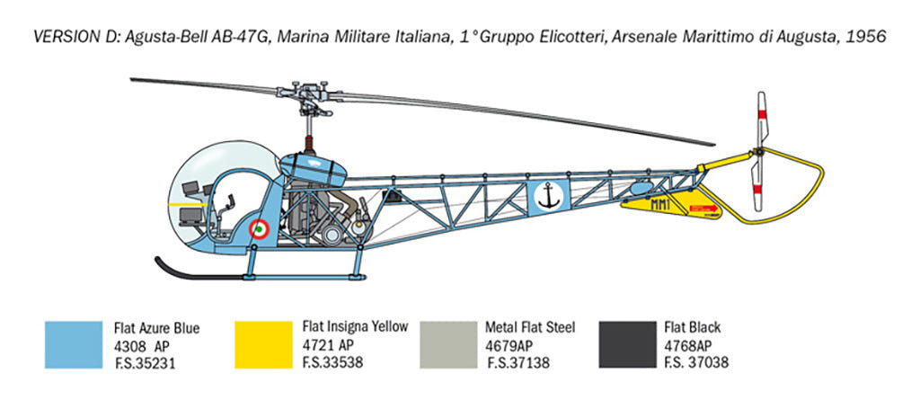 Italeri 1:48 OH-13 Sioux Corean War - 2820