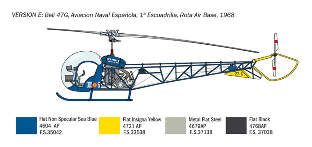 Italeri 1:48 OH-13 Sioux Corean War - 2820