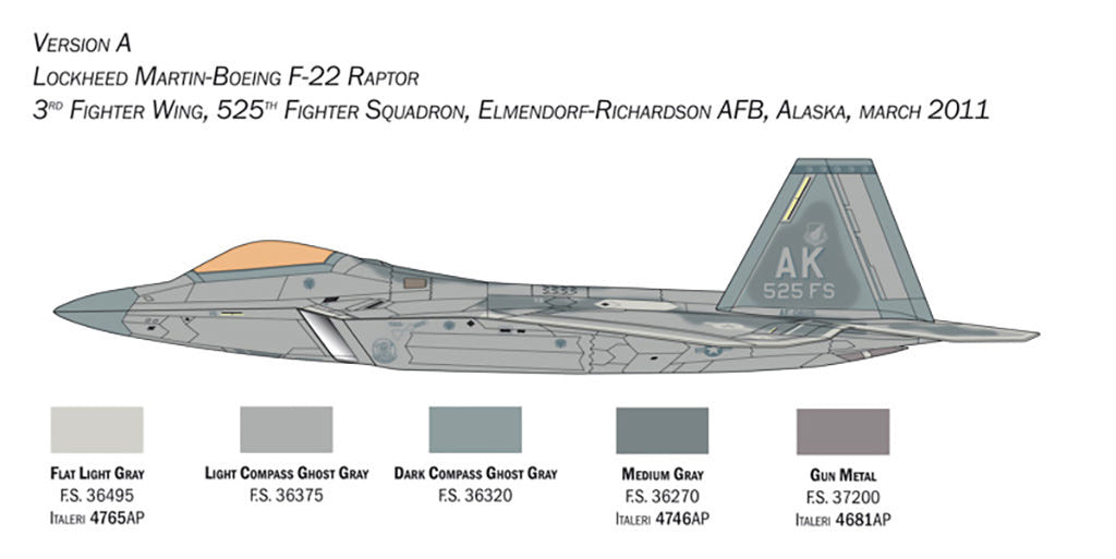 Italeri 1:48 F-22 Raptor - 2822
