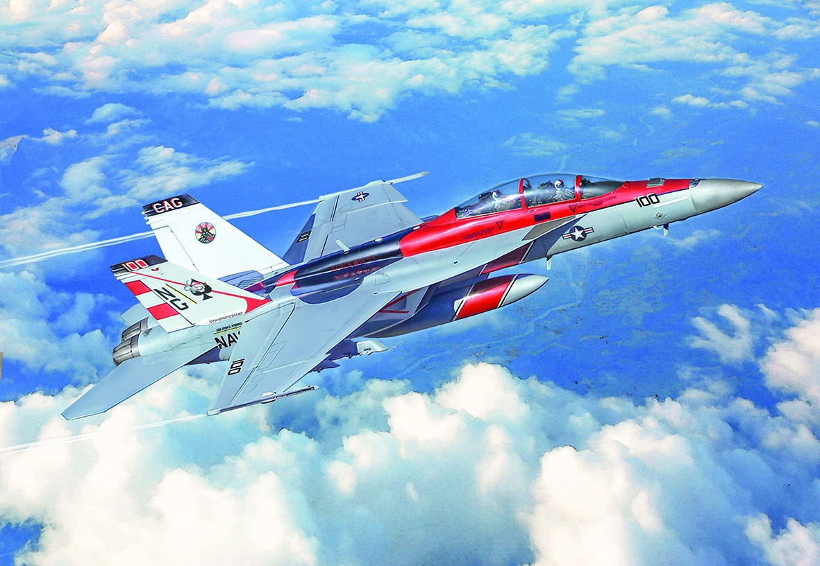Italeri 1:72 F/A-18F Super Hornet US Navy Special Colours - 2823