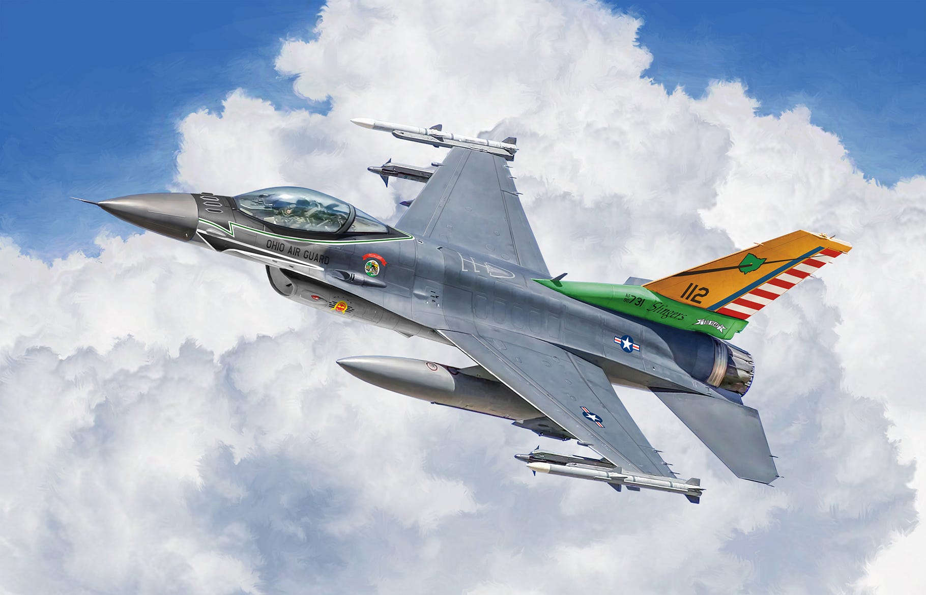 Italeri 1:48 F-16C Fighting Falcon - 2825