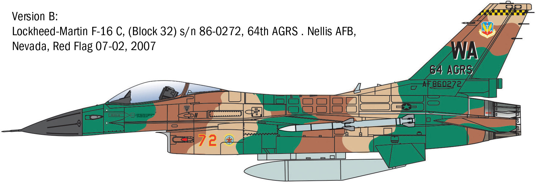 Italeri 1:48 F-16C Fighting Falcon - 2825