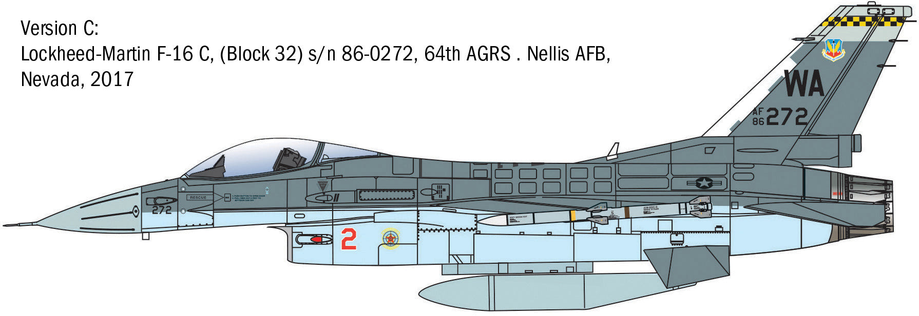 Italeri 1:48 F-16C Fighting Falcon - 2825