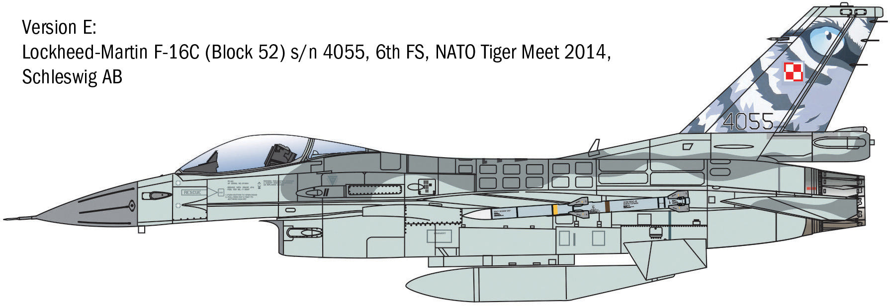 Italeri 1:48 F-16C Fighting Falcon - 2825