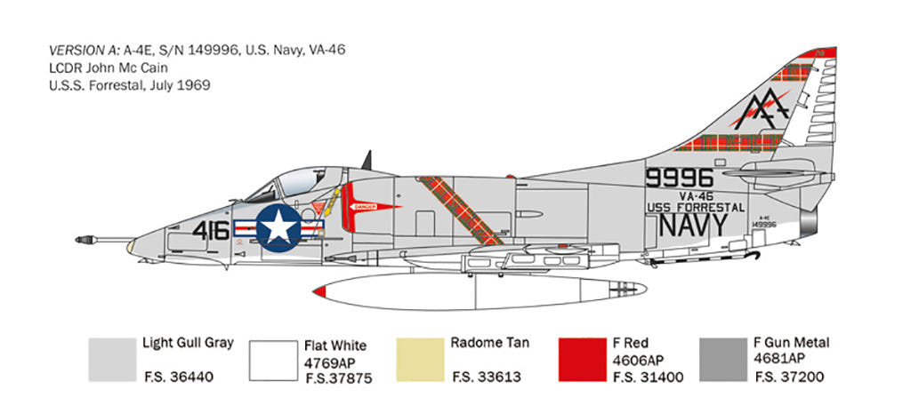 Italeri 1:48 A-4 E/F/G Skyhawk - 2826