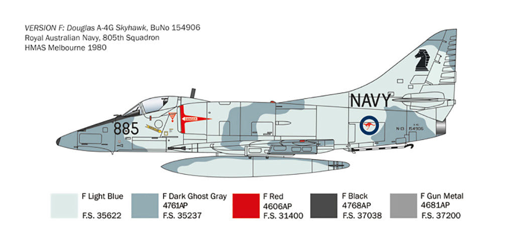 Italeri 1:48 A-4 E/F/G Skyhawk - 2826