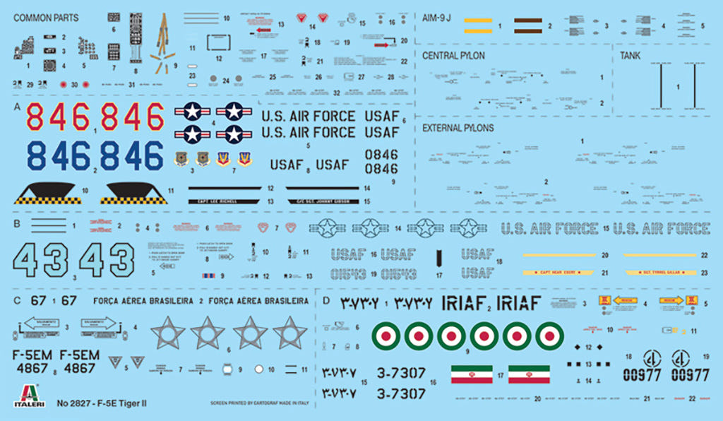 Italeri 1:48 F-5E Tiger II - 2827