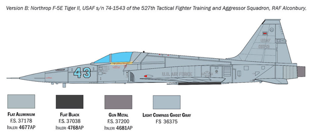 Italeri 1:48 F-5E Tiger II - 2827