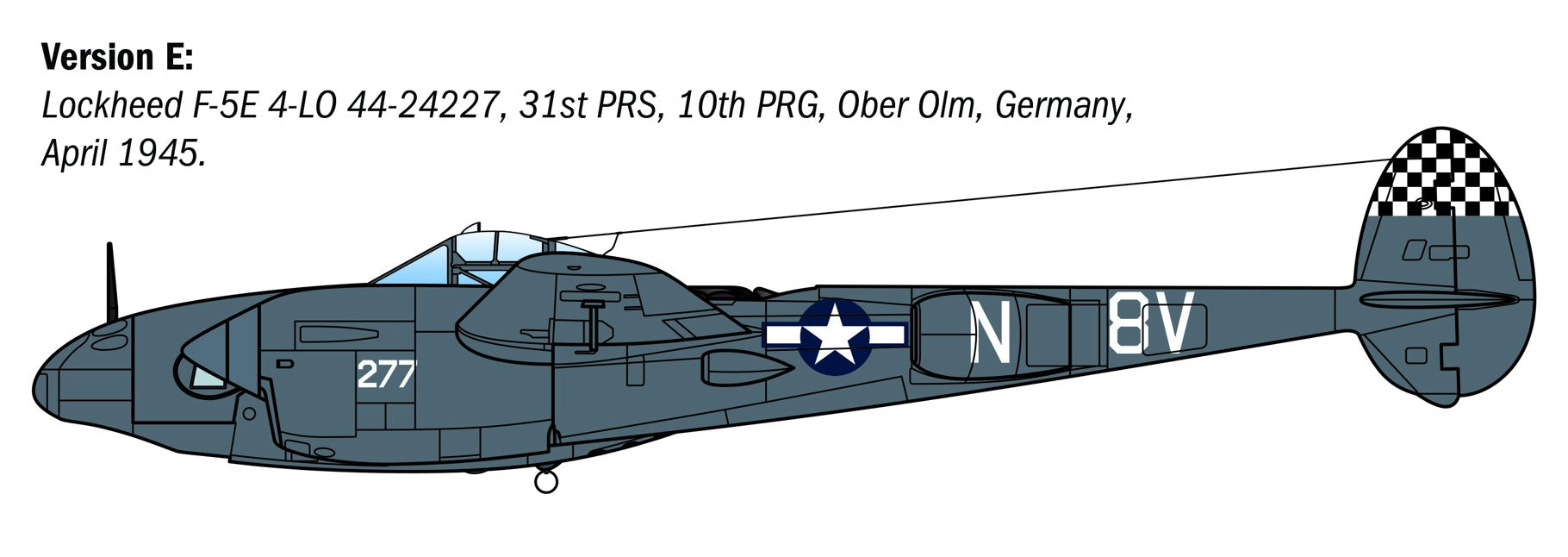 Italeri 1:48 P-38J E.T.O. - 2834