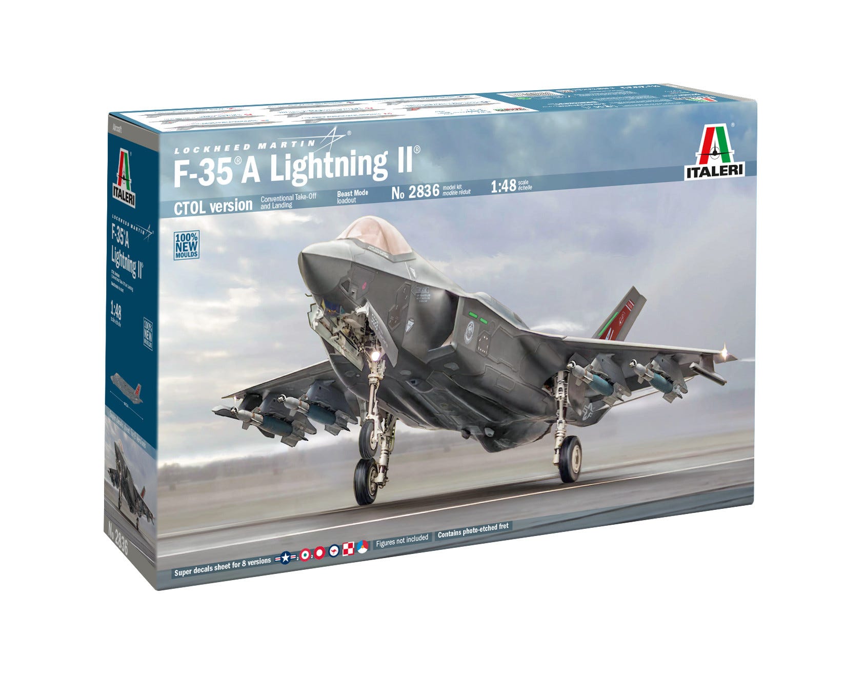 Italeri 1:48 F-35A Lightning II (Beast Mode) - 2836