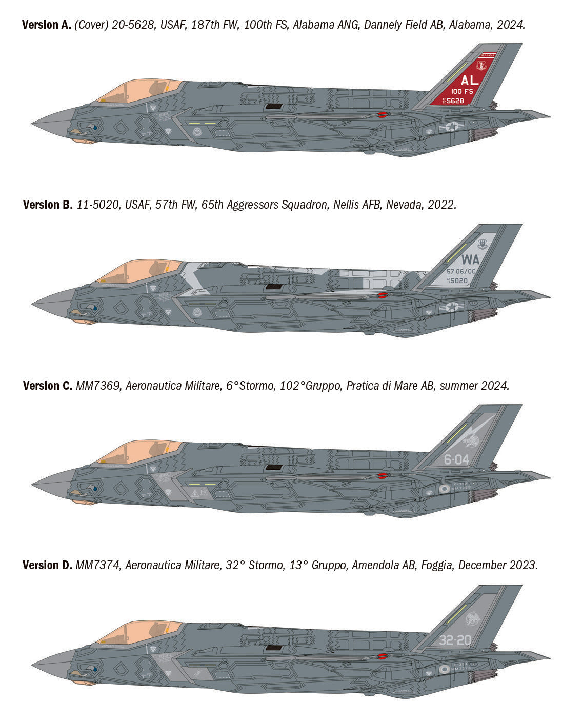 Italeri 1:48 F-35A Lightning II (Beast Mode) - 2836