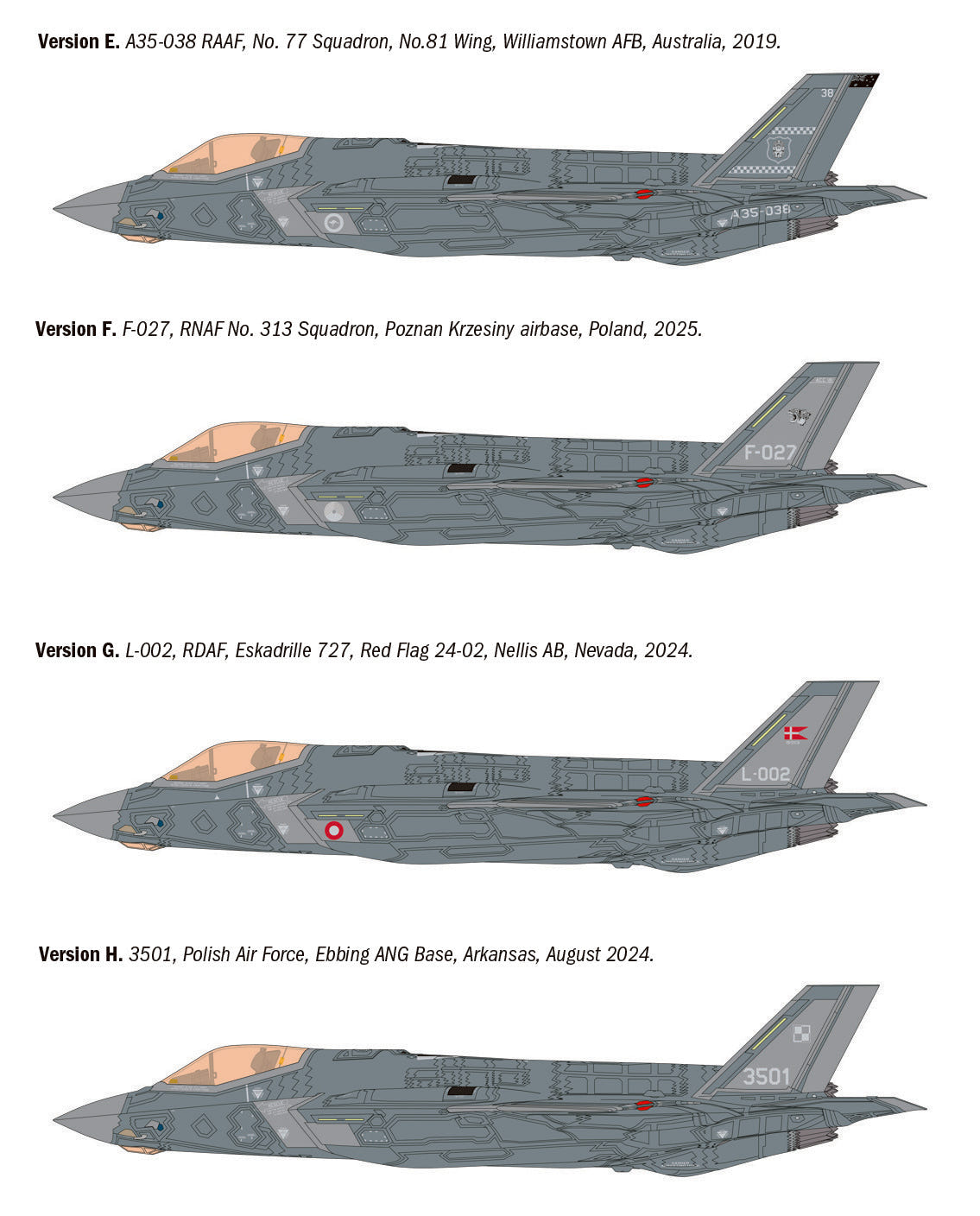 Italeri 1:48 F-35A Lightning II (Beast Mode) - 2836