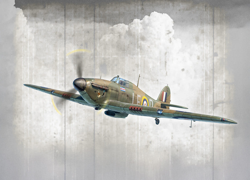 Italeri 1:48 Hurricane Mk.I Aces - 2838