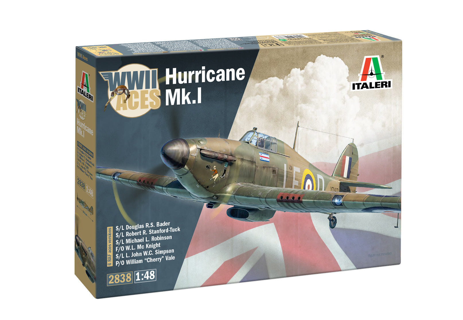 Italeri 1:48 Hurricane Mk.I Aces - 2838