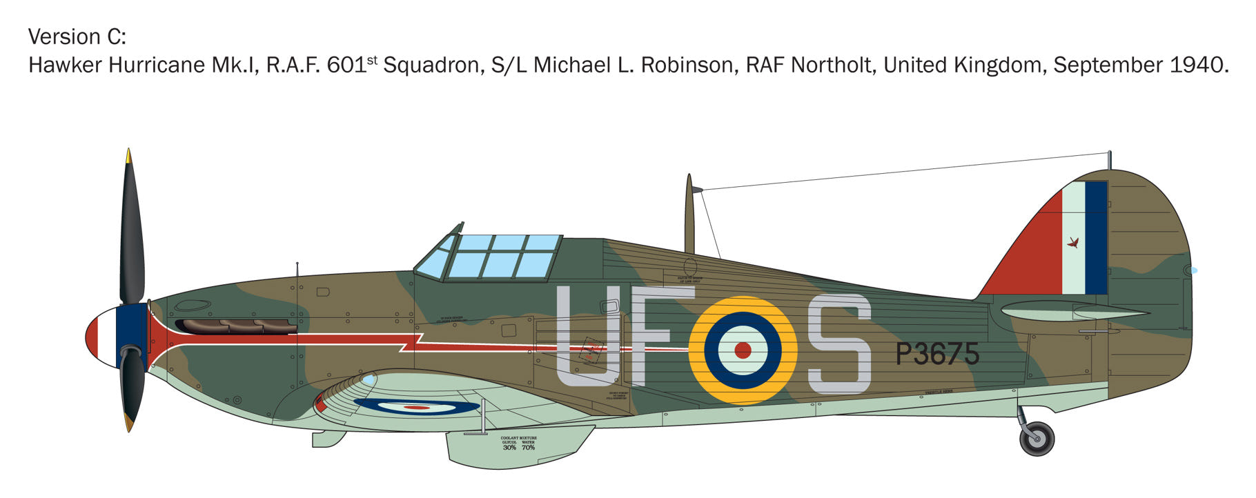 Italeri 1:48 Hurricane Mk.I Aces - 2838