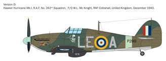 Italeri 1:48 Hurricane Mk.I Aces - 2838