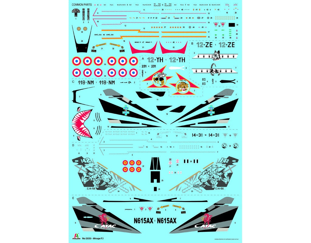 Italeri 1:48 Mirage F1 - 2839