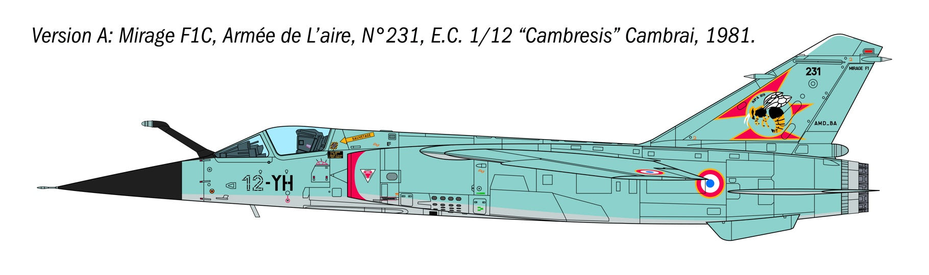 Italeri 1:48 Mirage F1 - 2839