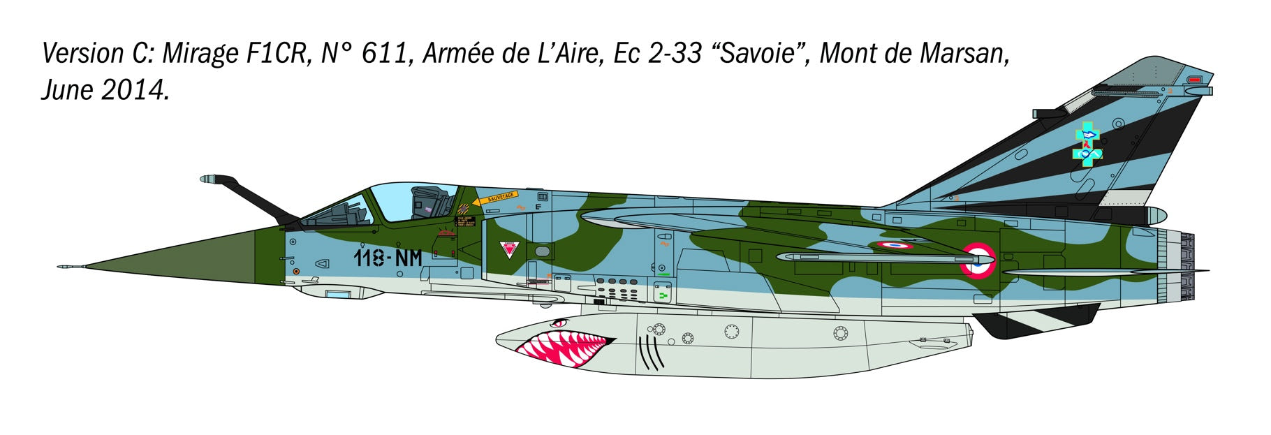 Italeri 1:48 Mirage F1 - 2839