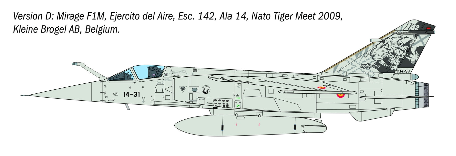 Italeri 1:48 Mirage F1 - 2839