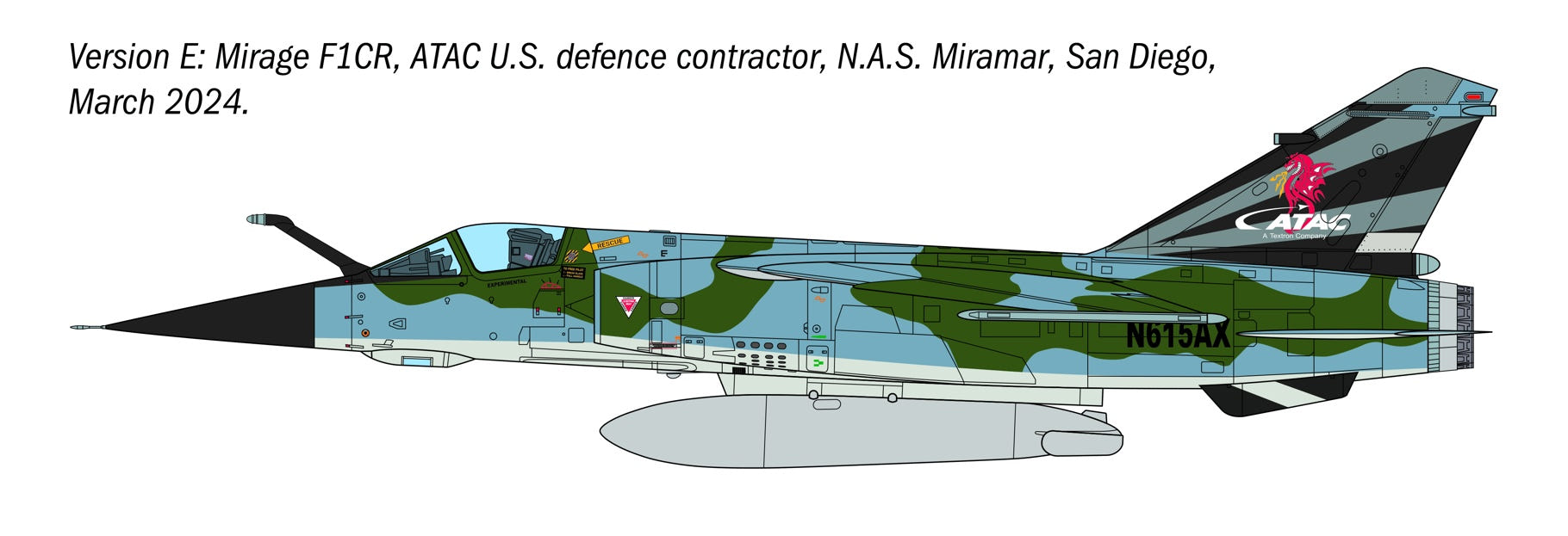 Italeri 1:48 Mirage F1 - 2839