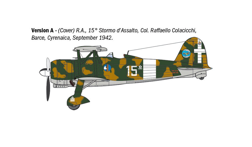 Italeri 1:48 FIAT CR.42 Falco Assault/Night Fighter - 2842