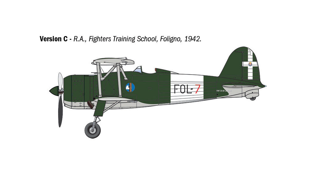 Italeri 1:48 FIAT CR.42 Falco Assault/Night Fighter - 2842